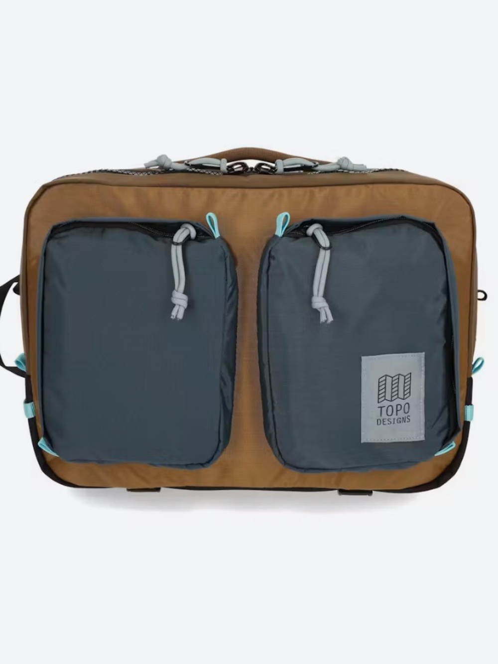 NWOT - Topo Designs Global Briefcase 3-Way Backpack Desert Palm Pond Blue